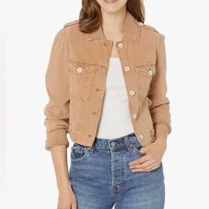 PAIGE Cropped Pacey Jacket Vintage
Suntan Tan Small